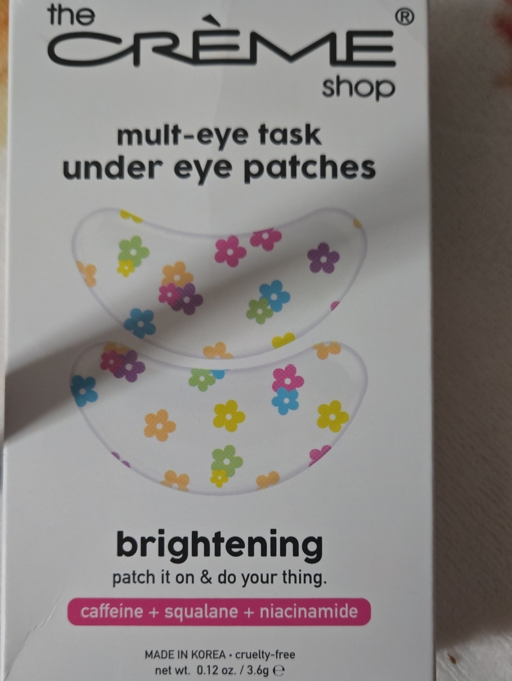 the CRรME shop Brightening Floral Under Eye Patches - Multicolor